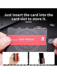 Kiorafoto KHD-MSD10 Caja Almacenamiento 10 Tarjetas Micro SD 2