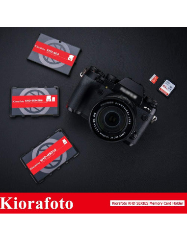 Kiorafoto KHD-MSD10 Caja Almacenamiento 10 Tarjetas Micro SD