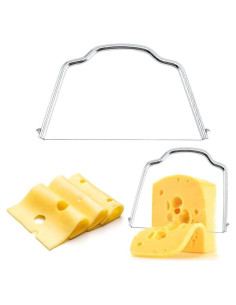 Cortadores de Queso Yopolaz de Acero Inoxidable - Paquete de 2
