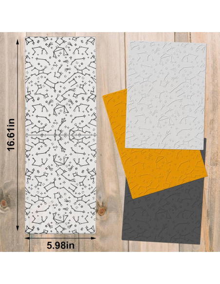 Plantilla de Embossing 3D Hying Cielo Nocturno 10.4x14.5cm