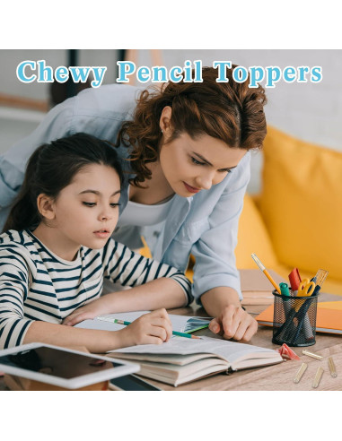 Spakon 18 Tapas de Lápiz Transparentes para Regreso a Clases