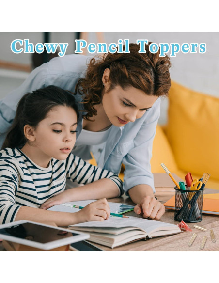 Spakon 18 Tapas de Lápiz Transparentes para Regreso a Clases