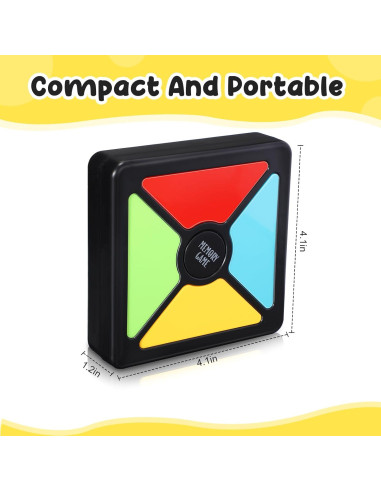 Juego de Memoria Iluminado Silipull 6 Pcs Portátil 10.5 cm