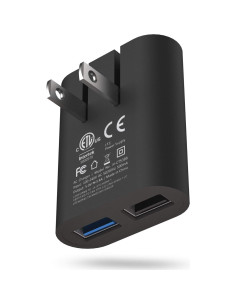 Cargador de pared USB iHome AC Pro 2 puertos 18g negro 2