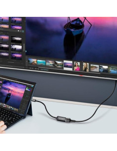 Adaptador USB C a HDMI Kobilar 4K 30Hz 0.15m Negro 2