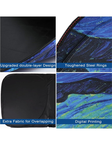 Protector Solar Plegable Tavaleu para Parabrisas 139.7x81.3cm