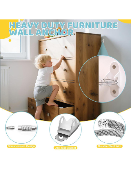 Kit de Seguridad Infantil 4our Kiddies 56 Piezas Blanco Kit de Seguridad Infantil 4our Kiddies 56 Piezas Blanco