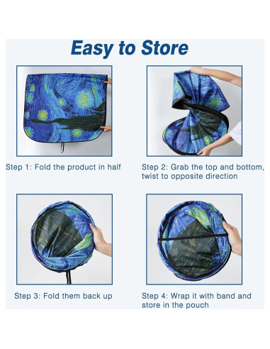 Protector Solar Plegable Tavaleu para Parabrisas 139.7x81.3cm