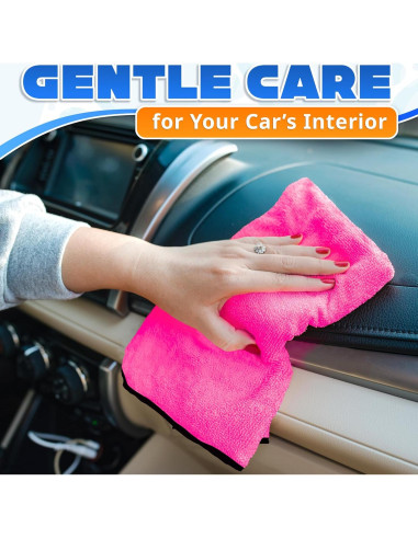 Paños de Microfibra VIKROM 30x30 cm - 5 Pcs Doble Capa