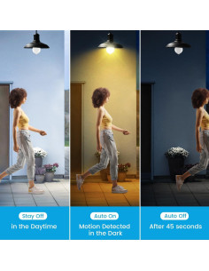 Bombillas LED Aovpex con Sensor de Movimiento 13W 2700K - Paquete de 2 2