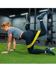 Conjunto de 10 Bandas de Resistencia Serious Steel Tela 5 Niveles 2