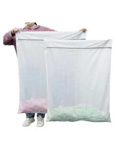 Bolsa de Lavandería de Malla GOGOODA Extra Grande 110x90 cm
