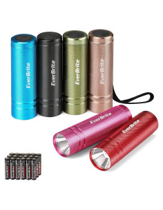 Conjunto de 6 Linternas LED Mini EverBrite de Aluminio