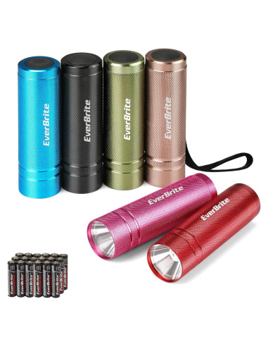 Conjunto de 6 Linternas LED Mini EverBrite de Aluminio