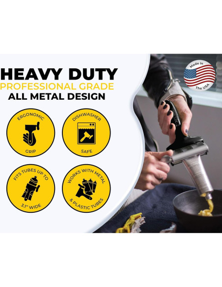 Compresor de Tubos Big Squeeze - Prensa Ergonómica Negra