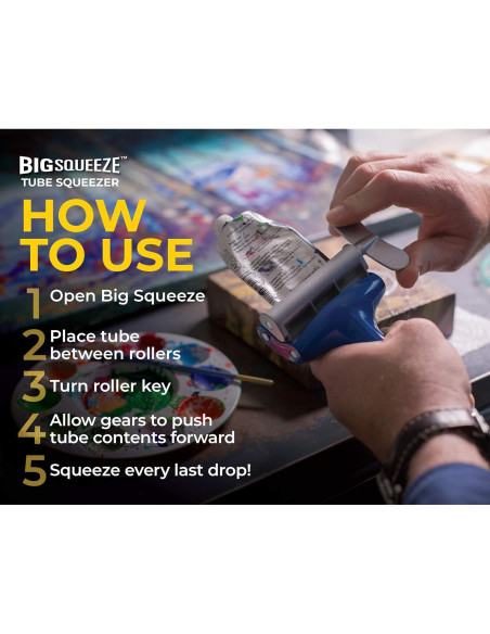 Compresor de Tubos Big Squeeze - Prensa Ergonómica Negra