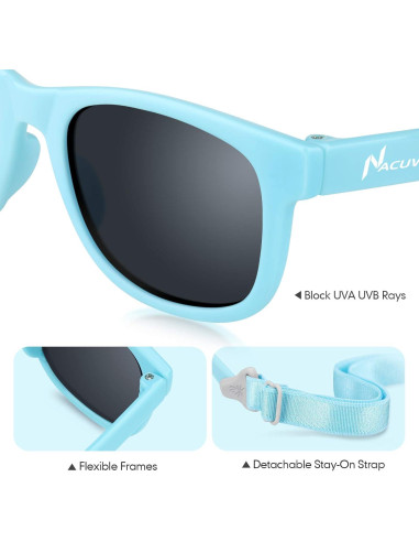 Gafas de sol para bebés UV400 - Azul - 0 a 2 años