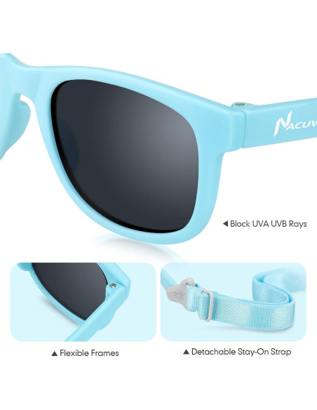 Gafas de sol para bebés UV400 - Azul - 0 a 2 años