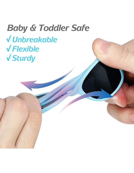 Gafas de sol para bebés UV400 - Azul - 0 a 2 años