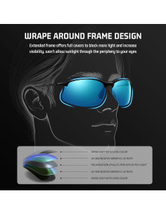 Gafas de sol deportivas SUNGAIT polarizadas UV400 para hombres 2