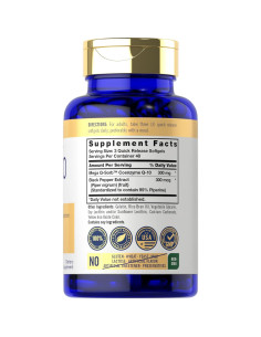 Carlyle CoQ10 300mg Mega Q-Sorb 120 Gelatinas Blandas 2