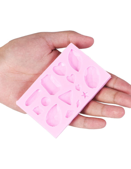 Moldes de Fondant de Silicona Muyulin - 5 Piezas para Pasteles Moldes de Fondant de Silicona Muyulin - 5 Piezas para Pasteles