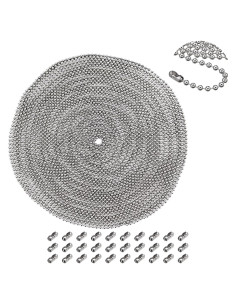 Cadena de bola de acero inoxidable 10m 2.4mm Dotlite