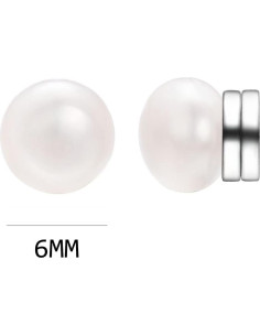 Pendientes Magnéticos de Perlas Airokiy 6mm para Mujeres 2