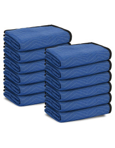 12 Manteles de Mudanza Nova 80x72cm Alta Resistencia Azul