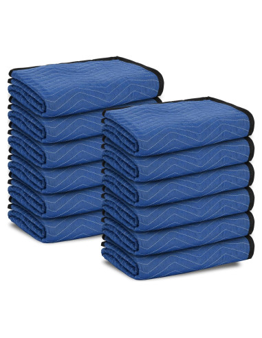 12 Manteles de Mudanza Nova 80x72cm Alta Resistencia Azul