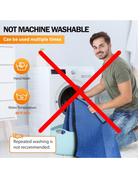 12 Manteles de Mudanza Nova 80x72cm Alta Resistencia Azul