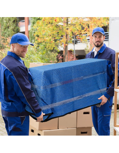 12 Manteles de Mudanza Nova 80x72cm Alta Resistencia Azul