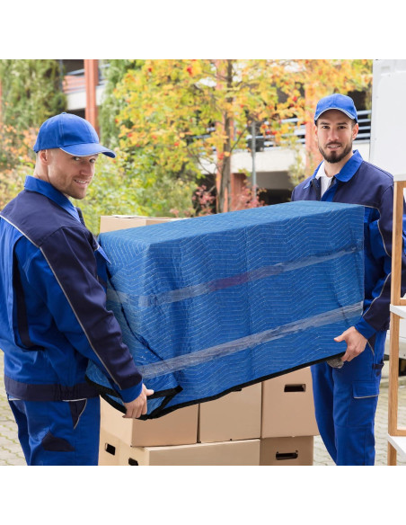 12 Manteles de Mudanza Nova 80x72cm Alta Resistencia Azul