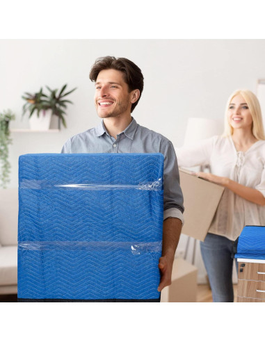 12 Manteles de Mudanza Nova 80x72cm Alta Resistencia Azul