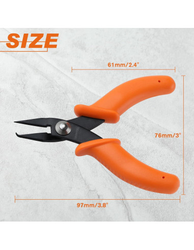 Alicates de Anillo Abierto LEONTOOL 10 cm Acero Ergonómico