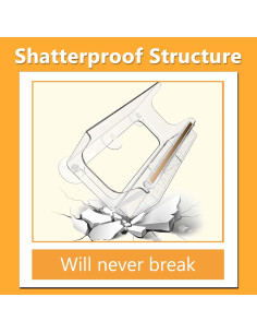 Comedero para Aves LUJII de Ventana Transparente 4 Tazas 2