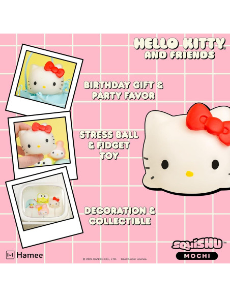 Juguete Squishy Hamee Hello Kitty y Amigos - 59g