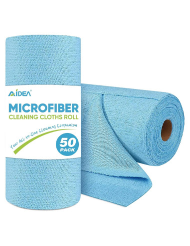 Paños de Microfibra AIDEA 50PK Reutilizables 29.2x29.2cm