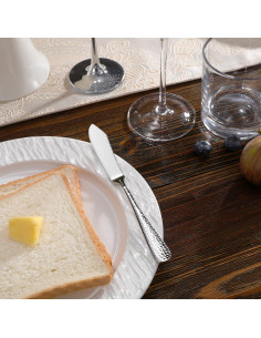 Set de 4 Cuchillos para Mantequilla KEAWELL 18/10 Martillado 2