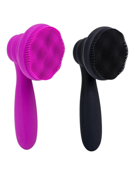 2 Cepillos Faciales de Silicona MtBoi Exfoliantes para Piel Sensible