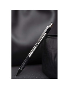 Lápiz Mecánico Zebra Pen M-301 Acero Inoxidable 0.5mm Paquete 12 2