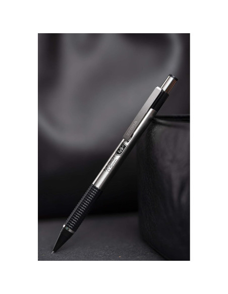 Lápiz Mecánico Zebra Pen M-301 Acero Inoxidable 0.5mm Paquete 12