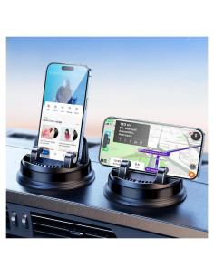 Soporte para Teléfono Móvil DICMKY DM-YQ09 Negro 360 Rotativo