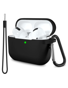 Funda de Silicona Lerobo para AirPods Pro 2/1 - Negro