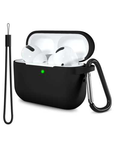 Funda de Silicona Lerobo para AirPods Pro 2/1 - Negro