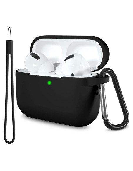 Funda de Silicona Lerobo para AirPods Pro 2/1 - Negro