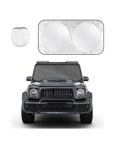 Protector Solar Plegable para Parabrisas Auto Povtii 73.66x149.86cm