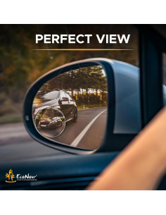 Espejo de Punto Ciego EcoNour Redondo HD 2" Ajustable 2