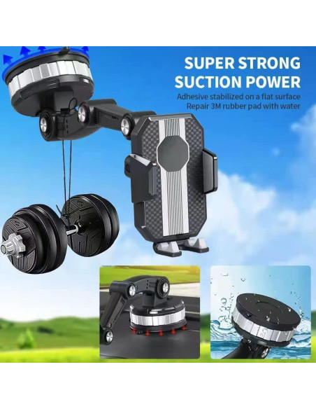 Soporte para Teléfono de Coche HIYITKS Universal Ajustable