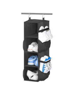 Organizador de Zapatos Colgante Sleeping Lamb 8 Pares Negro